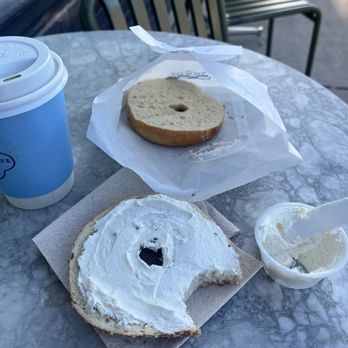 Swedish Hill - Bagel with cream cheese - Cafes Near Me - Austin, Texas