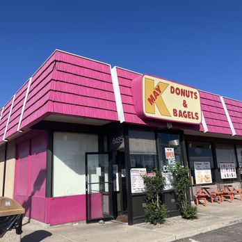 K-May Donuts and Bagels - The outside is even cute and retro. - Donuts Near Me - Peoria, Arizona