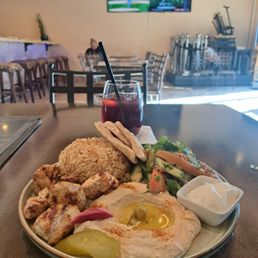 Chicken Kebab Plate