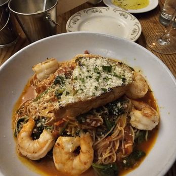 Capers & Lemons Restaurant - Scampi and angel hair in light tomato sauce. - Italian Near Me - Wilmington, Delaware Capers & Lemons Restaurant - Scampi and angel hair in light tomato sauce. - Italian Near Me - Wilmington, Delaware