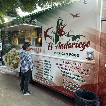 El Andariego - a man standing in front of a food truck - Food Trucks Near Me - San Juan Capistrano , California