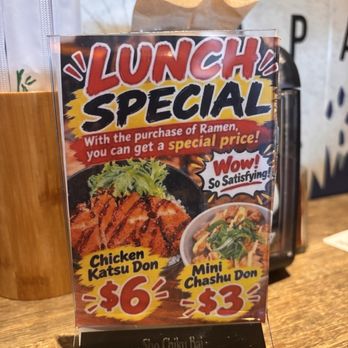 Baikohken Ramen - Lunch special - Ramen Near Me - San Diego, California Baikohken Ramen - Lunch special - Ramen Near Me - San Diego, California