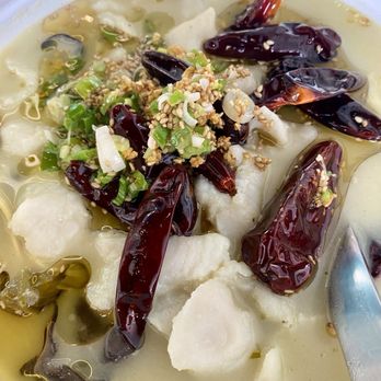Boiled Fish - House Boiled Sauerkraut Fish With Veggies (Less Spicy) - Szechuan Near Me - Orlando, Florida Boiled Fish - House Boiled Sauerkraut Fish With Veggies (Less Spicy) - Szechuan Near Me - Orlando, Florida