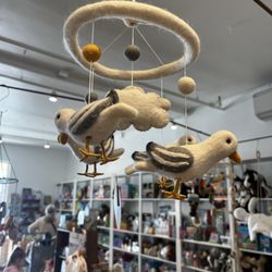 Hello Penngrove - Felt seagull mobile