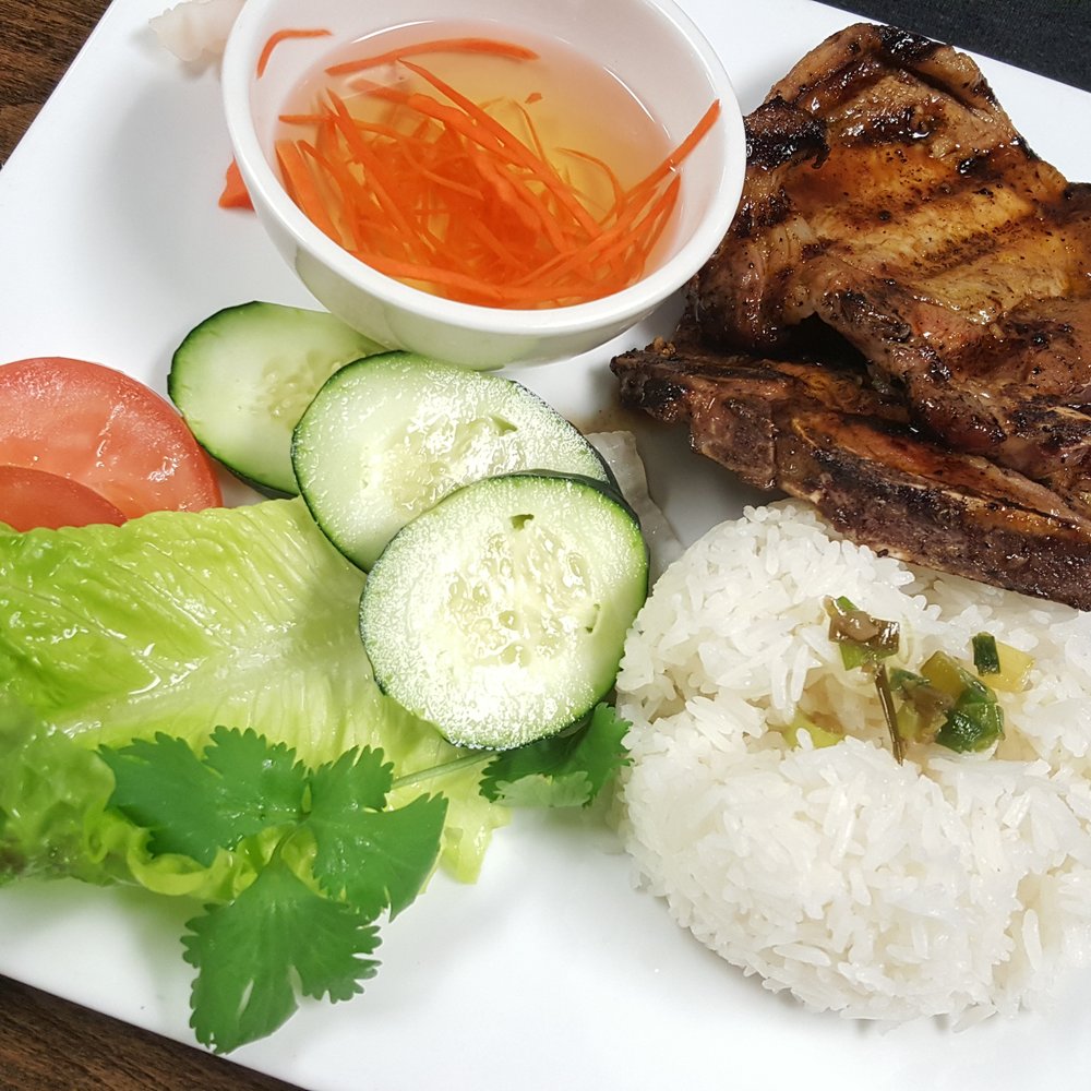 Wicked Chopstix - Rice with Grilled Pork Chop - Vietnamese Near Me - Seattle, Washington Wicked Chopstix - Rice with Grilled Pork Chop - Vietnamese Near Me - Seattle, Washington