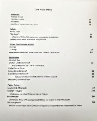 Menu photo 4 Zio's Pizza Kansas City, MO Menu photo 4 Zio's Pizza Kansas City, MO