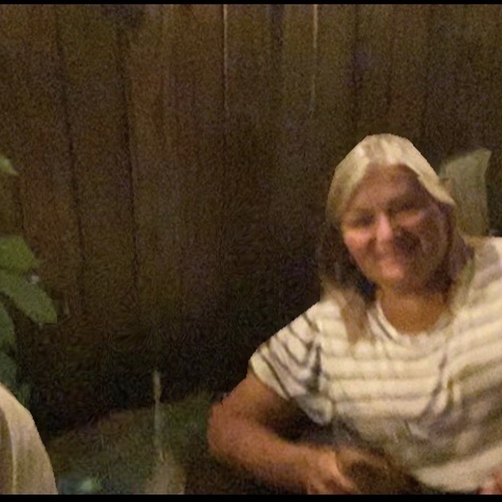My wife and I enjoying the outside area!