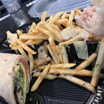 Mattison's Forty-One - Turkey Wrap parmesan fries - New American Near Me - Sarasota, Florida Mattison's Forty-One - Turkey Wrap parmesan fries - New American Near Me - Sarasota, Florida