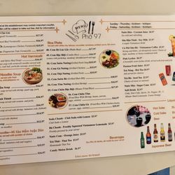 Pho 97 Baton Rouge - Menu 2
