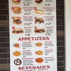 The Polar Parlor Pizza and Ice Cream - Entree and meal menu