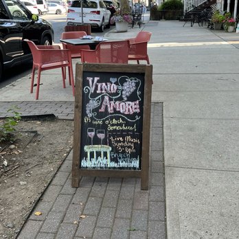 vino amore - Sidewalk view - Italian Near Me - Piermont, New York