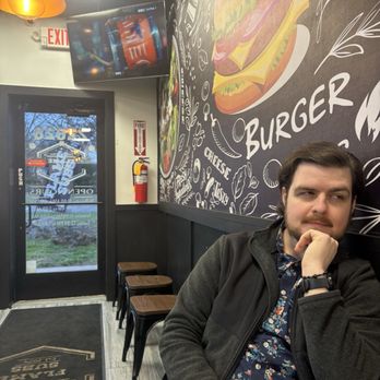Flame Subs - Some of the seating- tables and a bar area also available. - Salad Near Me - Dearborn Heights, Michigan