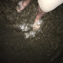 Toes in Lake Erie.