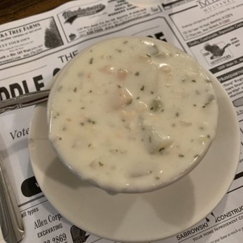 The Middle of Nowhere Diner - White chowder - Diners Near Me - Exeter, Rhode Island