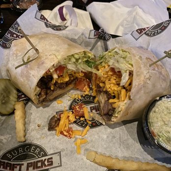 Draft Picks - Steak and Cheese Wrap - Sports Bars Near Me - Mount Prospect, Illinois