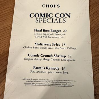 Choi's - Wine Bars Near Me - San Diego, California