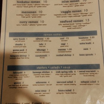 Mizu - menu - Sushi Bars Near Me - Oklahoma City, Oklahoma Mizu - menu - Sushi Bars Near Me - Oklahoma City, Oklahoma