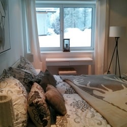 Mountain Vista - Eines der Schlafzimmer im "Penkkopf" Appartement