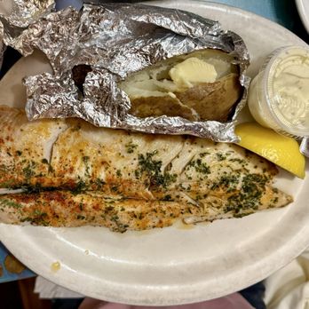 Hut Inn - Broiled whitefish dinner - American Near Me - Calumet, Michigan