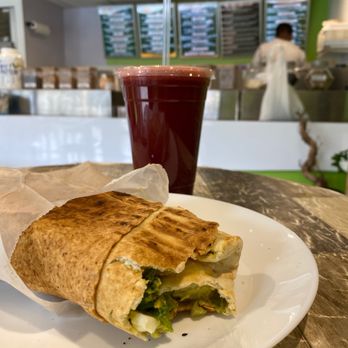 Oasis Juice and Nutrition Bar - a sandwich on a plate - Juice Bars & Smoothies Near Me - Calgary, Alberta