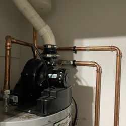 Simply Plumbing - Good ole AO Smith power vent install