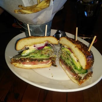 LOCAL Public Eatery South Common - The Organic Veggie Burger - Sports Bars Near Me - Edmonton, Alberta LOCAL Public Eatery South Common - The Organic Veggie Burger - Sports Bars Near Me - Edmonton, Alberta