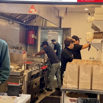 7th Street Burger West Village - Table full of orders!!!!!!!! - Burgers Near Me - New York, New York