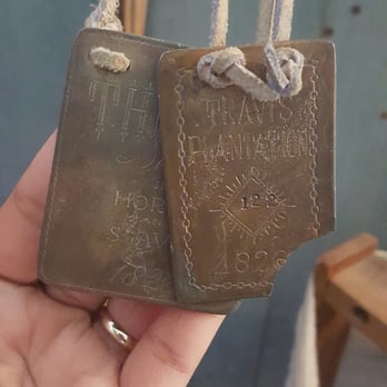 Ferry Plantation House - Slave tags - Museums Near Me - Virginia Beach, Virginia