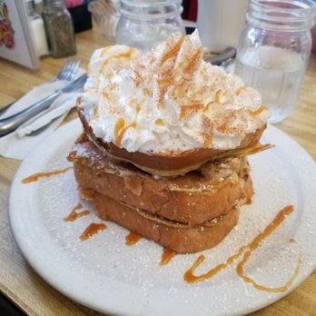 Miss Worcester Diner - Caramel apple French toast--yum! - Diners Near Me - Worcester, Massachusetts