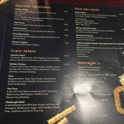Burgers and Beer of Hammondsport - Menu