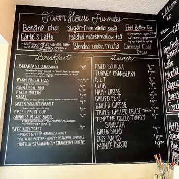 Farm House Brew - Food Menu - Coffee & Tea Near Me - Monrovia, Indiana