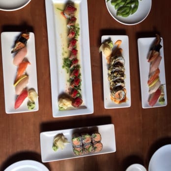 Momiji - Sushi Set A, Hotter than Hell roll, Bad Boy Roll and Spicy California roll. - Japanese Near Me - Seattle, Washington Momiji - Sushi Set A, Hotter than Hell roll, Bad Boy Roll and Spicy California roll. - Japanese Near Me - Seattle, Washington