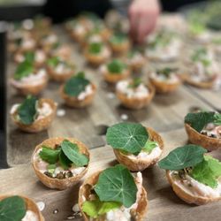 Garden Restaurant & Vin bar - Snacks for a big private party.
