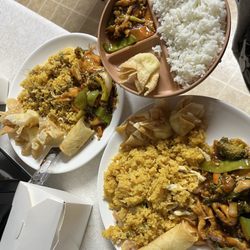 My family and I went to town! We ordered over the phone and picked up 10 mins later!! We got chicken fried rice and the Szechuan Chicken!!