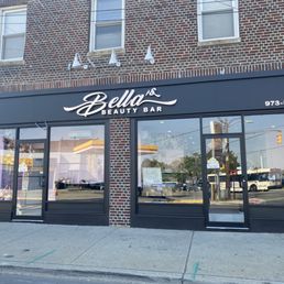 Exterior outside entrance of Bella’s beauty bar - Bloomfield, New Jersey Exterior outside entrance of Bella’s beauty bar - Bloomfield, New Jersey