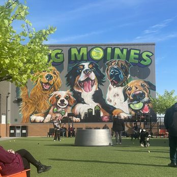 Paws and Pints - Cool wall art - Dog Parks Near Me - Des Moines, Iowa