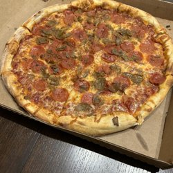 Labella's Pizzeria - Large meatball and pepperoni pizza