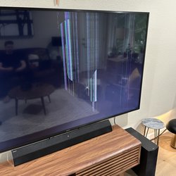 All My Sons Moving & Storage - 75" TV busted during the move.