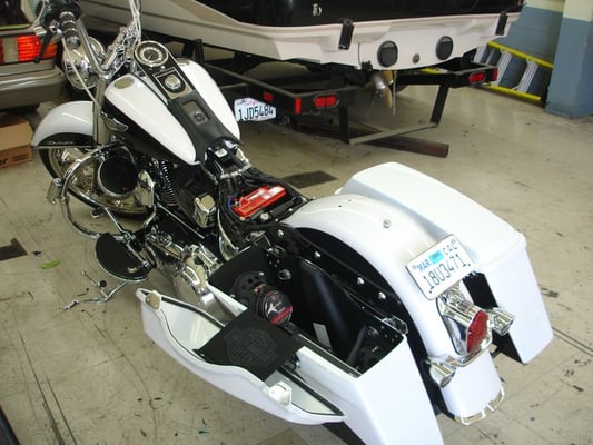 Photo of All Pro Audio - Santa Clara, CA, US. We specialize in customizing Harleys....