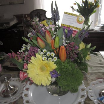 McCormick Flowers - Bright spring flowers for my work-anniversary from McCormicks! April 2023 - Florists Near Me - Winthrop, Massachusetts