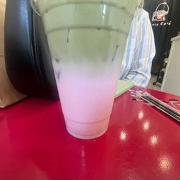 Rose Matcha Latte
