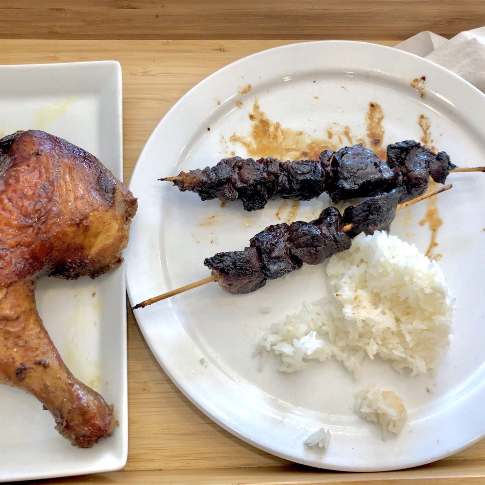 BBQ chicken and stick bbq BBQ chicken and stick bbq