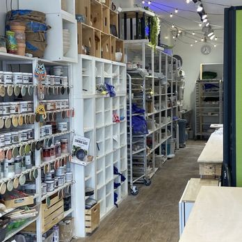 Ceramics in the City - Pottery area - Paint & Sip Near Me - Denver, Colorado