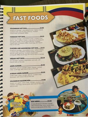 Menu photo 5 Mi Rinconcito Colombiano Playa del Carmen, ROO