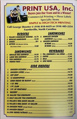 Menu photo 4 Fuller's Old Fashioned BBQ Fayetteville, NC