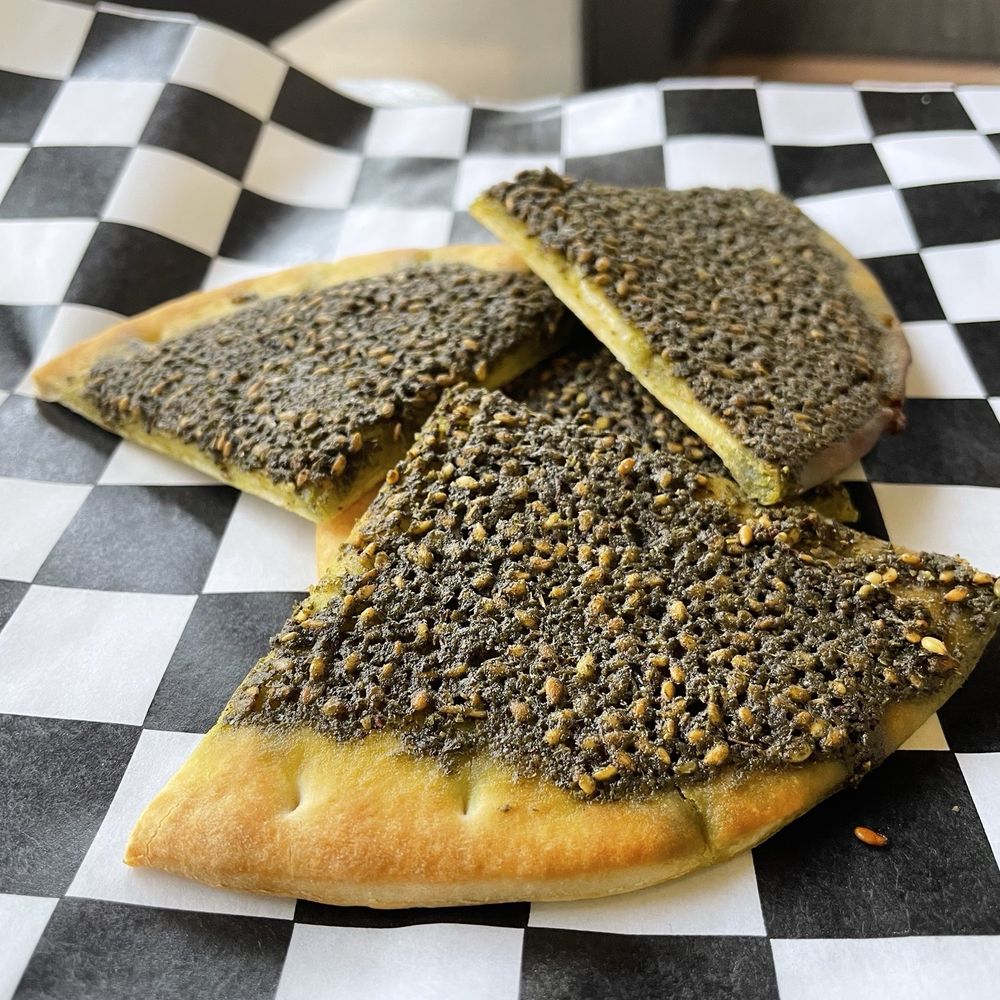 Papercup Coffee - Manoushe Zaatar Pie 1 Piece (TikTok: @justandyvu) - Coffee & Tea Near Me - Santa Ana, California Papercup Coffee - Manoushe Zaatar Pie 1 Piece (TikTok: @justandyvu) - Coffee & Tea Near Me - Santa Ana, California
