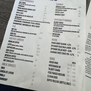 The Brunch House - Drink menu - Breakfast & Brunch Near Me - Temecula, California