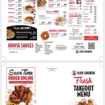 Slim Chickens - Menu - Chicken Wings Near Me - Reno, Nevada Slim Chickens - Menu - Chicken Wings Near Me - Reno, Nevada