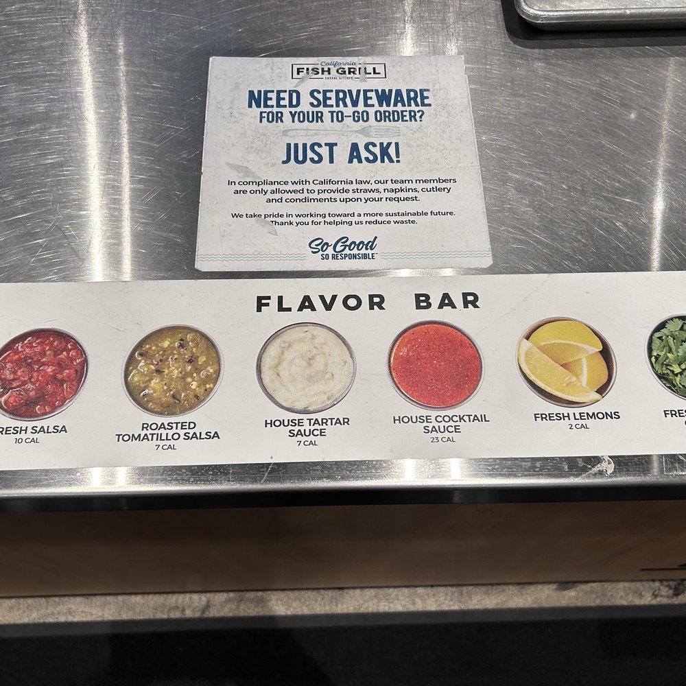 California Fish Grill - Sauces - Seafood Near Me - San Diego, California California Fish Grill - Sauces - Seafood Near Me - San Diego, California