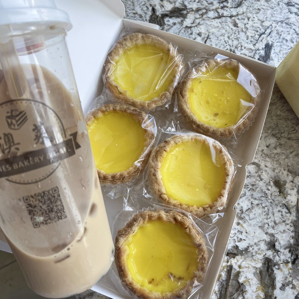 June's Bakery and Cafe - Egg tarts - Buy 5 get 1 free - Bakeries Near Me - Brooklyn, New York